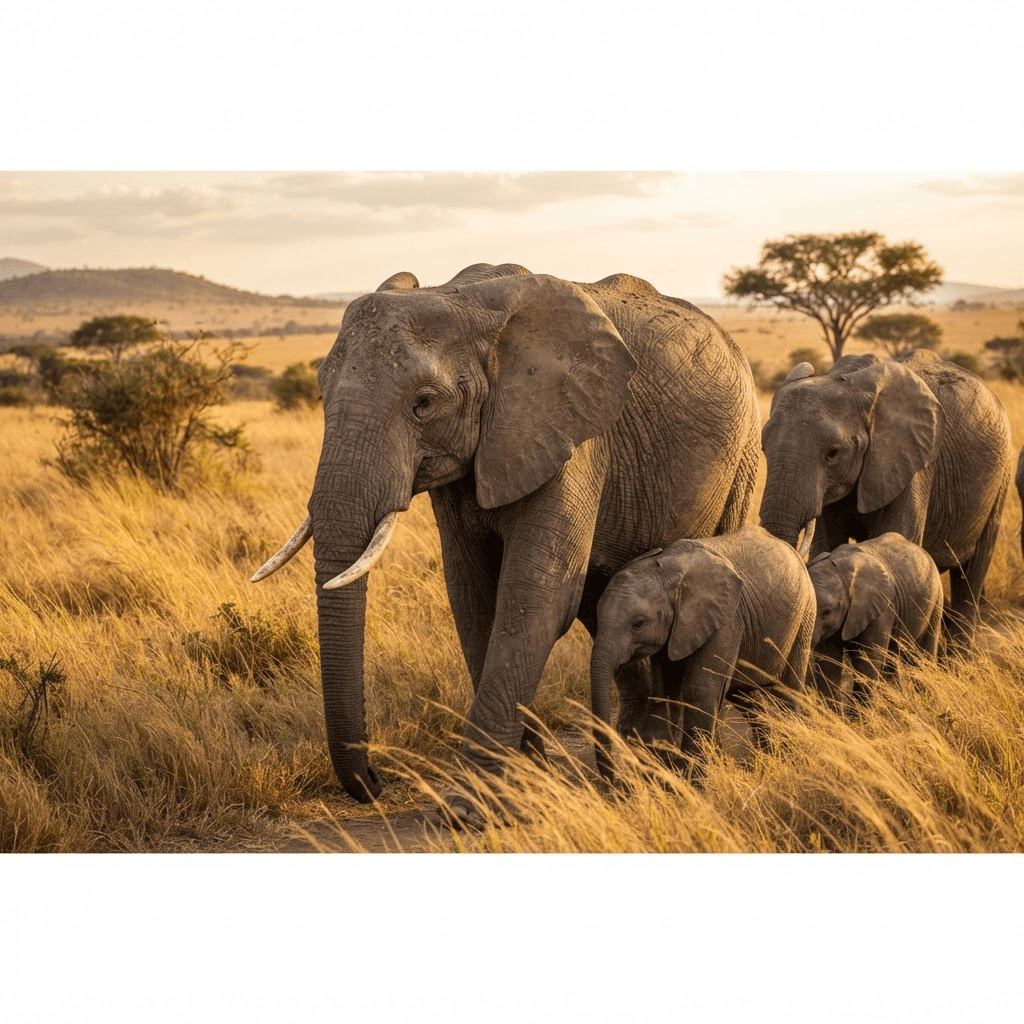 Elephant herd